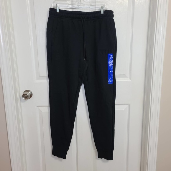Puma Other - NWT Puma Mens Black Fleece Jogger Sweatpants Sz Large